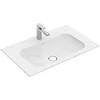 Kép 1/3 - Villeroy & Boch Finion 80 x 50 cm-es beépíthető mosdó 1 csaplyukkal CeramicPlus felülettel túlfolyó nélkül - 416481R1