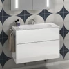Kép 3/3 - Villeroy & Boch Finion 80 x 50 cm-es beépíthető mosdó 1 csaplyukkal CeramicPlus felülettel rejtett Viflow túlfolyóval - 416484R1