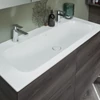 Kép 4/4 - Villeroy & Boch Finion 120 x 50 cm-es beépíthető mosdó 2 csaplyukkal CeramicPlus felülettel - 4164C1R1