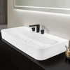 Kép 3/4 - Villeroy & Boch Finion 100 x 47 cm-es mosdó 1 csaplyukkal Stone White CeramicPlus felülettel túlfolyó nélkül - 41681HRW