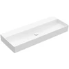 Kép 1/3 - Villeroy & Boch Memento 2.0 120 x 47 cm-es mosdó csaplyuk és túlfolyó nélkül Stone White CeramicPlus felülettel - 4A22CFRW