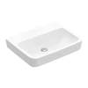 Kép 1/2 - Villeroy & Boch O.Novo 55 x 46 cm-es ráültethető mosdó csaplyuk és túlfolyó nélkül CeramicPlus felülettel - 4A41MFR1