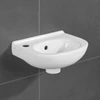 Kép 4/4 - Villeroy & Boch O.Novo 36 x 27,5 cm-es kompakt balos kézmosó CeramicPlus felülettel - 536039R1
