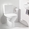 Kép 3/3 - Villeroy & Boch O.Novo mélyöblítésű alsó kifolyású monoblokkos wc-csésze CeramicPlus felülettel - 566101R1