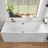 Kép 4/4 - Villeroy & Boch Collaro 1600 x 700 mm-es beépíthető egyenes kád Chrome Stone White - UBA160COR2DV-RW
