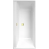 Kép 1/2 - Villeroy & Boch Collaro 1600 x 700 mm-es beépíthető egyenes kád Gold Stone White - UBA160COR2JV-RW