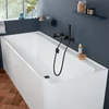 Kép 3/3 - Villeroy & Boch Collaro sarokba építhető 1800 x 800 mm-es balos akril kád Black Matt - UBA180COR9CL00VN01