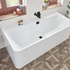 Kép 4/4 - Villeroy & Boch Collaro fal mellé építhető 1800 x 800 mm-es akril kád Black Matt - UBA180COR9CS00VN01