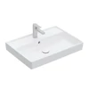 Kép 1/3 - Villeroy & Boch Collaro Mosdó Stone White CeramicPlus felülettel 4A3365RW