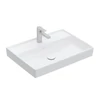 Kép 1/3 - Villeroy & Boch Collaro Mosdó Stone White CeramicPlus felülettel 4A3366RW