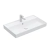 Kép 1/3 - Villeroy & Boch Collaro Beépíthető mosdó Stone White CeramicPlus felülettel 4A338GRW