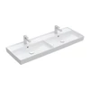 Kép 1/2 - Villeroy & Boch Collaro Beépíthető duplamosdó Fehér Alpin CeramicPlus felülettel 4A34D4R1