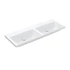 Kép 1/3 - Villeroy & Boch Subway 3.0 Beépíthető duplamosdó Stone White CeramicPlus felülettel 4A71D3RW