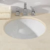 Kép 3/3 - Villeroy & Boch Loop & Friends Alulról beépíthető mosdó Fehér Alpin CeramicPlus felülettel 618138R1