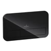 Kép 1/3 - Villeroy &amp; Boch ViConnect telepítő rendszerek Nyomólap Glass Glossy Black felülettel 921843RB