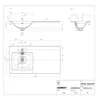 Kép 5/5 - Marmy CRYSTAL 120x46 öntött márvány mosdó, balos 80 7725 12 31 10