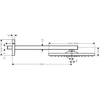 Kép 2/2 - Hansgrohe Raindance E 300 Air 1jet fejzuhany 390 mm zuhanykarral 26238000
