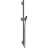 Kép 1/2 - Hansgrohe Unica’S Puro zuhanyrúd 0,65 m, szálcsiszolt fekete/króm 28632340