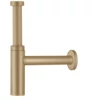 Kép 1/2 - Hansgrohe Flowstar S dizájnszifon, szálcsiszolt bronz 52105140