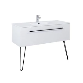 Arezzo Carmel 120cm-es alsószekrény 1 fiókkal magasfényű fehér AR-166934