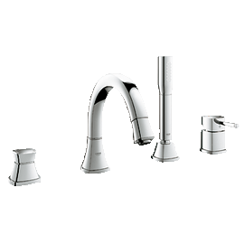 Grohe Grandera 4-lyukas kádperembe süllyeszthető kádcsaptelep 19936000