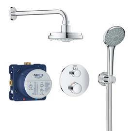 Grohe Grohtherm falsík alatti termosztátos zuhanycsaptelep szett, 2 funkciós 34735000