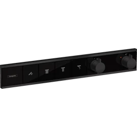 Hansgrohe RainSelect Termosztát falsík alatti szereléshez, 4 fogyasztóhoz, matt fekete 15382670