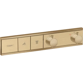 Hansgrohe RainSelect Termosztátátos csaptelep, szálcsiszolt bronz 15380140