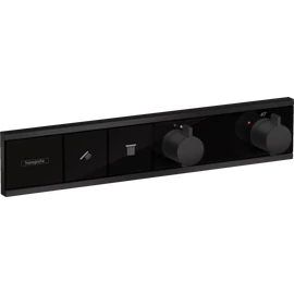 Hansgrohe RainSelect Termosztát, 2 fogyasztóhoz, matt fekete 15380670