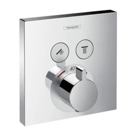 Hansgrohe ShowerSelect termosztát 2 fogyasztóval falsík alatti szereléshez 15763000