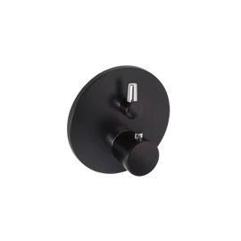 KLUDI Balance falsík alatti termosztátos zuhanycsap, mattfekete/króm  528358775