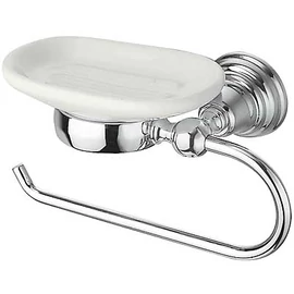 Tres Retro-Tres szappantartó törölközőtartóval kerámia/antik réz 5246361151