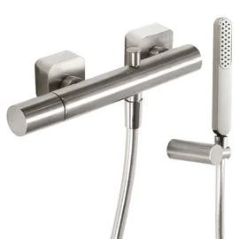 Tres Loft Colors egykaros zuhany csaptelep zuhanyszettel rozsdamentes acél 20016701AC Tres