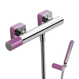 Tres Loft Colors egykaros zuhany csaptelep zuhanyszettel lila/króm 20016701VI