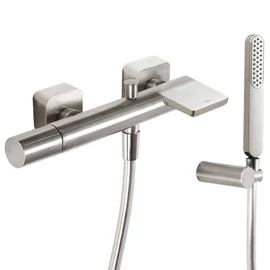 LoftTres Colors kádtöltő csaptelep zuhanyszettel kaszkád kifolyóval rozsdamentes acél 20017001AC