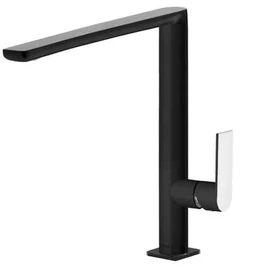 Tres Loft Colors egykaros, álló mosogató csaptelep fekete/króm 20044001NE