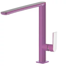 Tres Loft Colors egykaros, álló mosogató csaptelep lila/króm 20044001VI