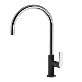 Tres Loft Colors egykaros, álló mosogató csaptelep fekete/króm 20044002NE