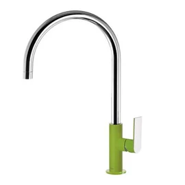 Tres Loft Colors egykaros, álló mosogató csaptelep zöld/króm 20044002VE