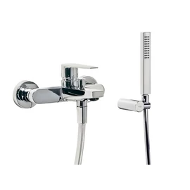 Tres Class egykaros kádtöltő csaptelep + kézi zuhanyszett 205.170.01