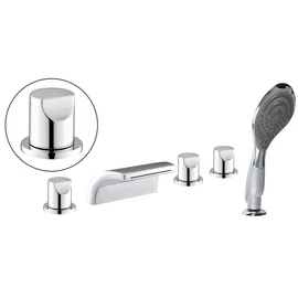 Kádperemre szerelhető csaptelep, Wellis Retro kád szett WK00117