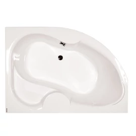 M-Acryl Azalia 160x105 cm-es aszimmetrikus sarokkád kádlábbal, jobbos