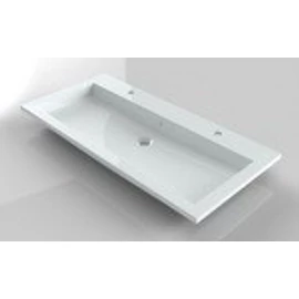 Riho Broni 100x48 cm 1 medence 2 csaplyuk öntött márványmosdó