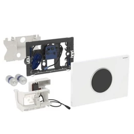 Geberit érintésmentes WC-öblítő vezérlés, elemes, Sigma10 design fehér / matt króm / matt króm 115.908.KL.1