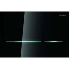Geberit Sigma 80 érintésmentes fekete üveg WC-öblítő működtető lap 12 cm-es 116.090.SG.1