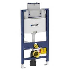 Geberit Duofix szerelőelem fali WC részére, Omega öblítőtartállyal, 82 cm magas, fentről/ elölről működtethető 111.003.00.1