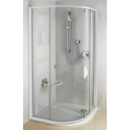 Ravak Pivot PSKK3 90x90 cm negyedköríves zuhanykabin, fehér/fehér, átlátszó 37677101Z1