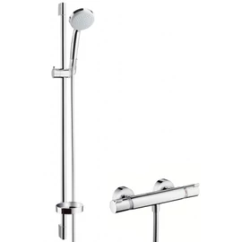 Hansgrohe Ecostat Comfort Combi 0,90 m, Croma 100 Vario kézizuhannyal 27033000
