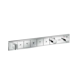 Hansgrohe RainSelect zuhanycsaptelep színkészlet 5 fogyasztóhoz, falsík alatti szereléshez, króm 15358000