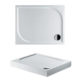 Riho Kolping DB31 öntött márvány zuhanytálca 100x80x3